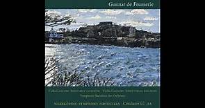 Gunnar de Frumerie (1908-87) : Concerto for violin and orchestra Op. 19 (1936 rev. 1975-76)