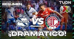 HIGHLIGHTS | Puebla vs Toluca | Liga Mx - CL2024 J3 | TUDN