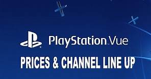 PlayStation Vue Preview Prices & Channel Line Up