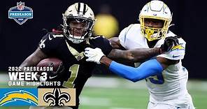 Los Angeles Chargers vs. New Orleans Saints - Highlights | 2022 Preseason Week 3