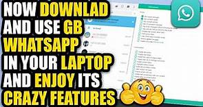how to download gb whatsapp in laptop windows 10 | how to download gb whatsapp latest version