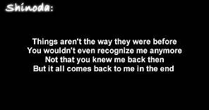 Linkin Park - In The End [Lyrics on screen] HD