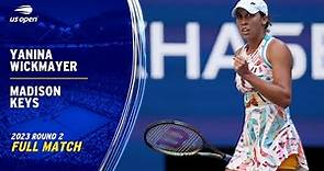 Madison Keys vs. Yanina Wickmayer Full Match | 2023 US Open Round 2