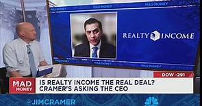 Realty Income President and CEO Sumit Roy goes one-on-one with Jim Cramer