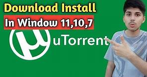 How To Download And Install UTorrent in Windows 7,8,10,11
