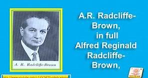 Alfred Reginald Radcliffe Brown-NTA UGC NET PAPER-2 SOCIOLOGY