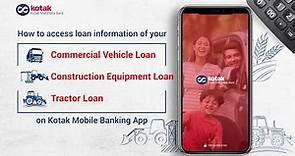 Know how to access your loan account on Mobile Banking App.