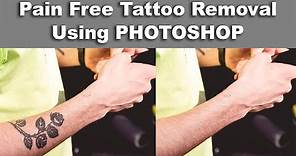 How to REMOVE a TATTOO Using PHOTOSHOP