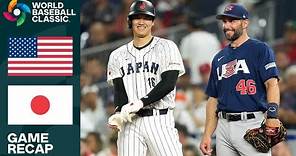 United States vs. Japan Game Highlights | 2023 World Baseball Classic Final