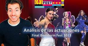Benidorm Fest 2023. Análisis de las actuaciones/Review de la FINAL!!