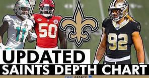 UPDATED New Orleans Saints Depth Chart After 2024 NFL Free Agency