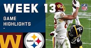 Washington Football Team vs. Steelers Week 13 Highlights | NFL 2020
