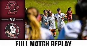 Boston College vs. Florida State Full Match Replay | 2023 ACC Women's Soccer