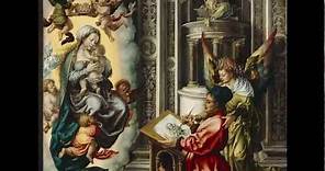 Gossaert, Saint Luke Painting the Madonna
