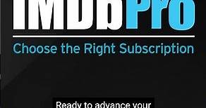#IMDbPro Tutorials | How To Choose the Right IMDbPro Subscription #Shorts #IMDb
