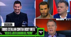 POLÉMICO DEBATE por el The Best para Messi y discuten contra quien justifica el premio | ESPN FC