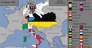 The Austro - Prussian War with Flags: Every Day