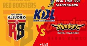 🔴KBL Live Red Boosters Vs Thunders KBL Korean Basketball League | KBL Live Today 12-16-2023