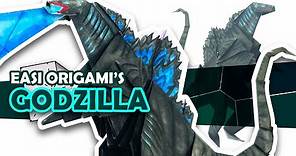 How to make a GODZILLA Papercraft Origami