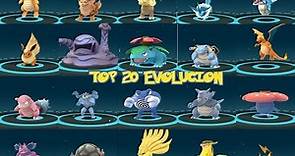 EVOLUCIÓN POKÉMON GO AMAZING- TOP 20 RARE POKEMON EVOLVING
