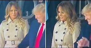 Melania Trump Snubbs Donald Trump at Baseball Game???