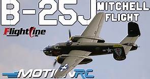 All-New FlightLine B-25 Mitchell 1600mm Bomber Flight | Motion RC