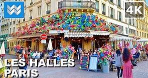 [4K] Châtelet Les Halles Shopping District in Paris France 🇫🇷 Walking Tour & Vacation Travel Guide