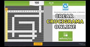 Crear crucigrama online para imprimir Create Online Crossword