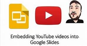 Embedding a YouTube video into a Google Slides Presentation