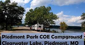 Piedmont Park COE Campground, Clearwater Lake, Piedmont, Missouri