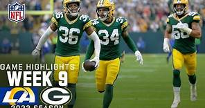 Los Angeles Rams vs. Green Bay Packers Game Highlights | NFL 2023 Week 9