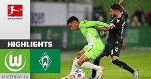 Thrilling Up and Down! | VfL Wolfsburg - SV Werder Bremen 2-2 | Highlights | Matchday 10 – 2023/24