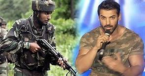 John Abraham's Powerfull Patriotic Speech Supporting Indian Army's Surgical Attack On Pakistan