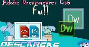 Tutorial Descarga e Instala Adobe Dreamweaver CS6 #2 | Full (Español)