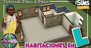 Tutorial Habitaciones en forma de L |🌸| Paso a Paso |🐻| Sims FreePlay |🌸|