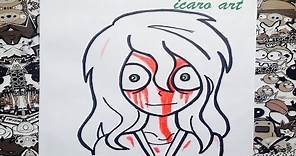 Como dibujar a sally | how to draw sally | creepypastas