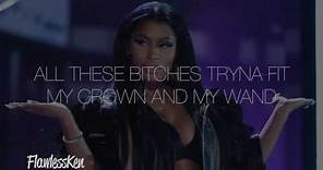 Nicki Minaj - Don't Hurt Me (Verse - Lyrics Video)
