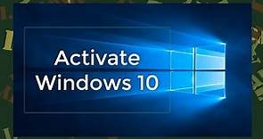 Install and Activate Windows 10 without Product Key