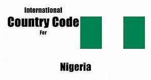 Nigeria Country Code - Telephone Area Codes in Nigeria | country code of nigeria