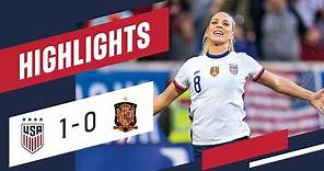 USA 1-0 SPAIN SheBelieves Cup Highlights | Mar. 8, 2020 | Harrison, NJ - Red Bull Arena