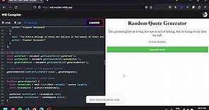 Online HTML, CSS, JavaScript Compiler tool made with Reac.js with AI HELP Tool (GPT 3.5 API)