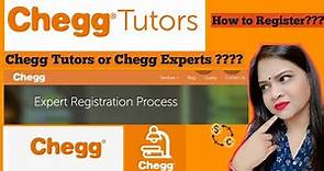 Chegg Tutors How It Works || Chegg Experts Answers || TBS Expert|| Chegg Registration Process || FAQ