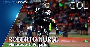 Gol de R. Nurse | Mineros 4 - 0 Venados | Ascenso BBVA MX - Clausura 2020 - Jornada 2