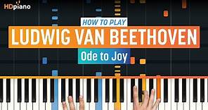How to Play "Ode to Joy" by Ludwig van Beethoven | HDpiano (Part 1) Piano Tutorial