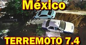 Así se vivió el TERREMOTO 7.4 en México (Temblor 2022 ) Sismo Tsunami