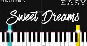 Eurythmics - Sweet Dreams | EASY Piano Tutorial