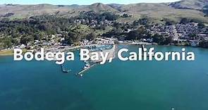 Tour of Bodega Bay California from the sky