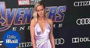 Brie Larson looks stunning at Avengers: Endgame premiere