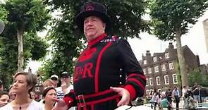 Beefeater Imitates Trump during guided tour around the Tower of London