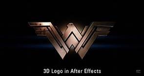 Wonder Woman - 3D Logo Tutorial